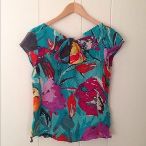 Nanette Lepore bright blouse